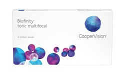 Lentilles de contact Cooper Vision Biofinity Multifocal Toric N Trial 