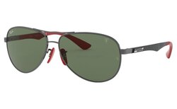 Lunettes de soleil Rayban RB8313M Gunmetal Ferrari