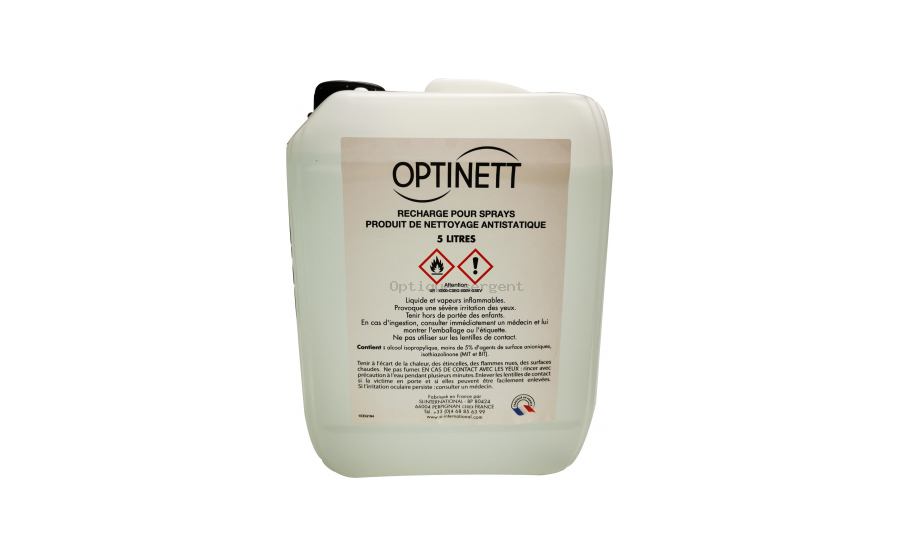 Poduits entretien lunettes optinett 500ml - Optique Sergent